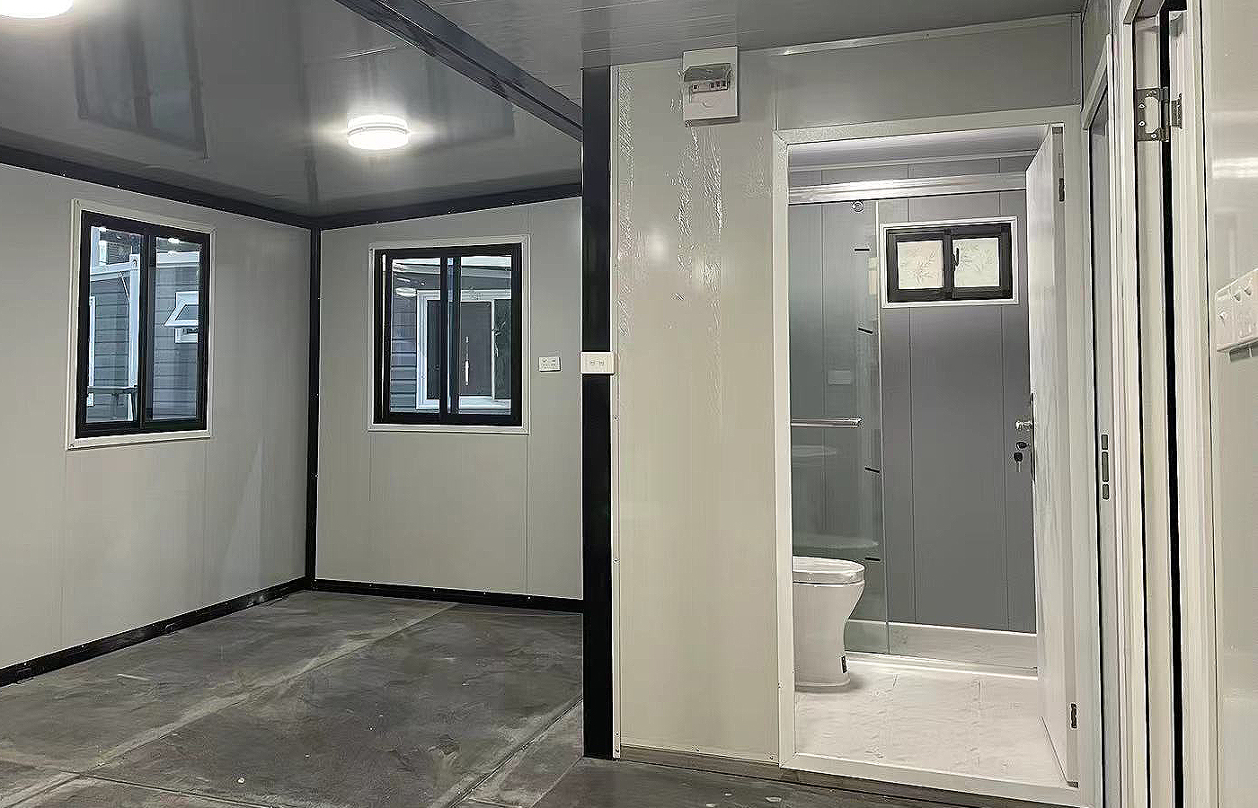 20 fots modern utbyggbar behållare anpassad butik med fönster från golv till tak 20 fots modern utbyggbar behållare anpassad butik med fönster från golv till tak