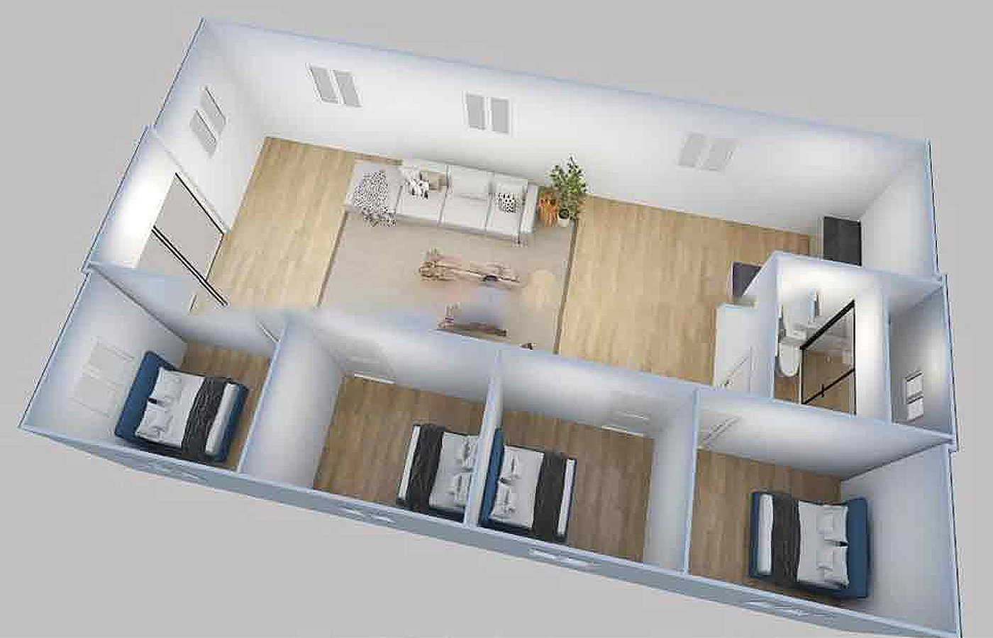 20 fots modern utbyggbar behållare anpassad butik med fönster från golv till tak 20 fots modern utbyggbar behållare anpassad butik med fönster från golv till tak