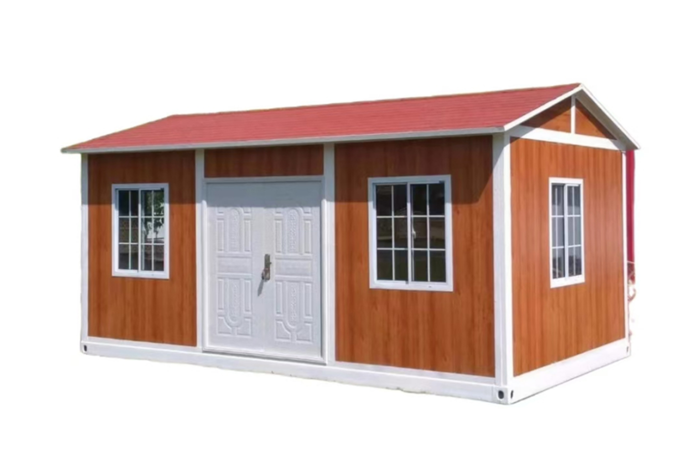 30ft modern design fast containerhus populärt boende med sadeltak och badrum